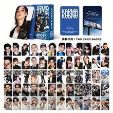 92PCS K-POP Stray/K!Ds <KARMA><Hollow> Album Themed Design Fan-Made LOMO Card And Sticker Set, Le E Know, Changbin, Fel!X, Seungm1n, I.N Popular K-POP Star Merchandise, Album Photocards, Ins-Style Collectible Cards, Essential Support Supplies For K-Pop Fans, Idol Same Style Photocards Compatible With Collect Binders.92pcs (60 Cards + 32 Small Stickers) - Blue - View 4