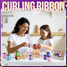 6 Rolls Curling Ribbon, For Gift Wrapping - 3/16 Inch X 125 Feet Per Roll - Curling Balloon String Ribbon Set Suitable For Gifts, Bows, DIY Arts And Crafts, Weddings, Happy Birthday Decorations, Assorted Colors - View 5