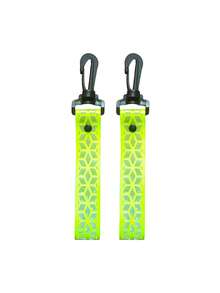 1/2pcs Reflective Keychain, High Visibility Reflective Strips, Durable Double-Sided PVC Bicycle Decoration, Bag Pendant, Clearly Visible In Dark Environments, Suitable For Outdoor Sports, Running, Cycling, Commuting, Work, Cycling Activities - A - View 12