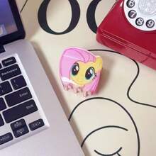 MY LITTLE PONY 1 chiếc kẹp tóc hoạt hình dễ thương, sáng bóng, kiểu dáng bao gồm đuôi ngựa hồng, bướm, đuôi ngựa cầu vồng, đuôi ngựa hoàng hôn, phù hợp cho phụ nữ và người hâm mộ phong cách Y2K như một phụ kiện tóc thời trang. - Nhiều màu - Xem 4