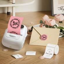 Marklife P50 Label Maker, Thermal Printer, Portable Wireless Bluetooth Printer. Suitable For Printing Name Tags, Product Labels, Clothing Tags And Address Labels. Suitable For Students, Families And Personal Use. Compatible With Android, Apple And Windows Systems. Suitable As A Mother's Day Gift. - Multicolor - View 3