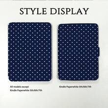 Kindle E-Reader Protective Case, Polka Dot Pattern, Double-Sided Printing, Compatible With Kindle Paperwhite 5th/6th/7th, Paperwhite 10th/11th/12th, Kindle (Colorsoft)/10th/11th/12th And Other Popular Models, Kindle Case/Kindle Accessories - Multicolor - View 9
