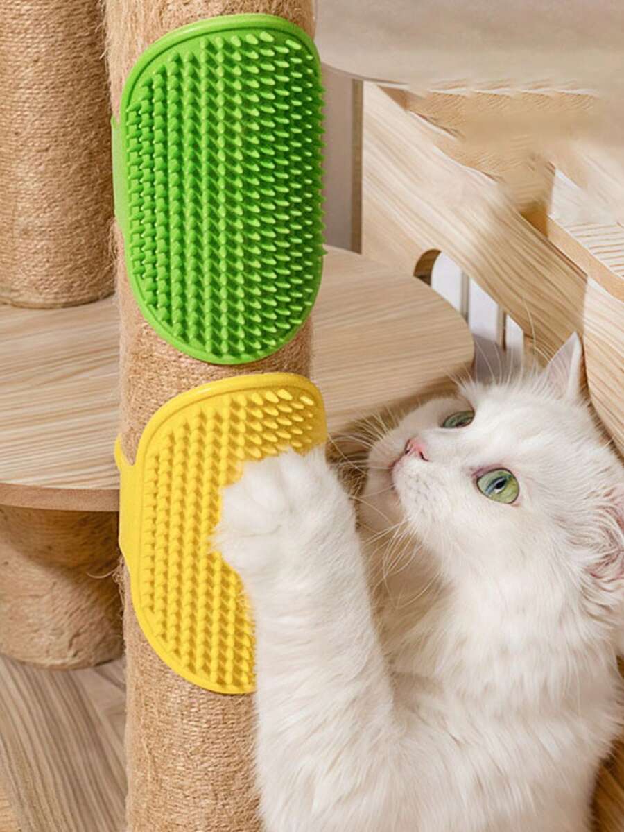 Multi-Color Cat Scratching Pad - Wall Corner & Table Leg Scratch Toy, Grooming Tool For Bathing & Shedding - one-size - View 1