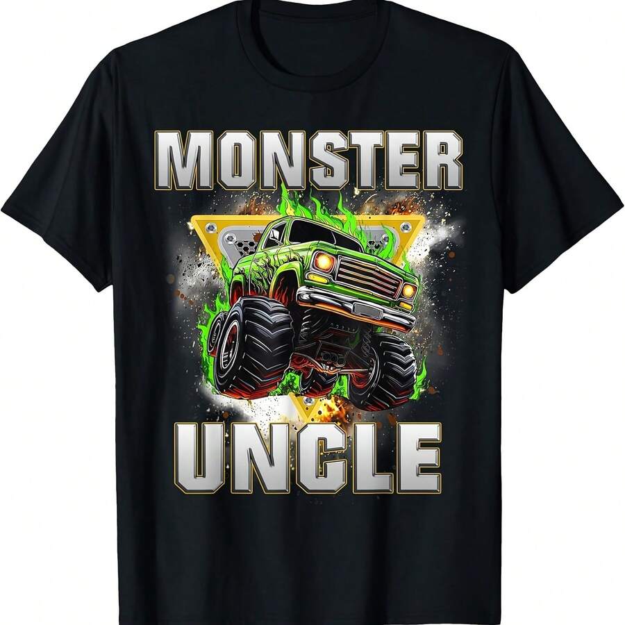 Monster Truck Uncle Monster Truck Are My Jam Adults Kids T-Shirt - màu đen - Xem 1