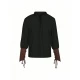 Chemise pirate style 3 noire 2476