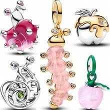 1 Mặt dây chuyền hình ốc sên thời trang mạ bạc, phù hợp với vòng tay, dây chuyền, quà tặng tự làm dịp lễ. - Nhiều màu - Xem 2