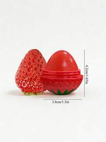1/4 Bálsamo labial con sabor a fresa, aumenta el volumen de los labios, hidratación duradera, cuidado nutritivo, repara las líneas de los labios de las mujeres, regalo perfecto para Navidad y Halloween - Sabores diversos - Ver 5
