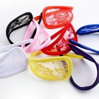 C-String Thong, Lace Mesh Underwear, Suitable Multiple Occasions, And Fashionable, Women's Underwear,, Halloween, Holiday Costume Accessories!