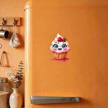 Juicy Berry Delight: Raspberry Cupcakes With Rainbow Sprinkles And Shimmering Syrup Drizzle - A Tiny Baking Buddy To Bring Joy To Your Kitchen - G - View 5