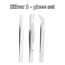 Bộ 6 nhíp chống tĩnh điện chính xác - Dụng cụ bằng thép không gỉ bền bỉ, thích hợp cho sửa chữa điện tử, làm mô hình thủ công, làm đồ trang sức DIY, dụng cụ làm đẹp lông mi. - nhíp - Xem 1