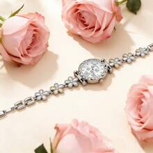 1 chiếc/bộ Đồng hồ nữ thanh lịch và dễ thương, đồng hồ thạch anh tối giản đa năng, thích hợp cho các hoạt động trực tuyến, lễ hội, quà tặng sinh nhật, khuyến mãi cuối năm. - Nhiều màu - Xem 2