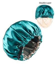 Women's Reversible Double-Sided Adjustable Satin Sleeping Cap Bonnet, Heat Caps For Beauty Treatment Sleep Bonnet - DX10A - View 24