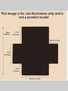 1pc Waterproof Tested Pressurized 210D Lightweight Oxford Fabric Car Pet Mat, Dirt-Resistant Waterproof Back Seat Pet Mat, Casual Comfortable Convenient Black With Colorful Edge, 1pc Pet Travel Car Waterproof Pet Mat - Multicolor - View 8