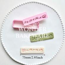 DIY Biscuit Cookie Plunger Cutters Rectangular Mold Cartoon Animal Cookie Mold Chestnut Steamed Biscuits Dessert Baking Tools - Pink - View 11