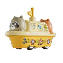 共有四种款式的单件装玩具可供选择，包括双零回弹动物船玩具、考拉、小猪、松鼠和鸭子造型的儿童玩具。 - 彩色 - 查看 7