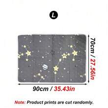 1 Buah Alas Tidur Hamster dan Kelinci Motif Bintang Musim Panas, Bernapas, Menyerap, dan Anti Bocor, Alas Tidur Hewan Peliharaan Kecil, Alas Anti Urine, Alas Sarang Hewan Peliharaan, Alas Pelatihan Anjing, Ideal untuk Melatih Hewan Peliharaan Buang Air, Dapat Digunakan di Mobil, Kandang Bermain & Rumah - View 9