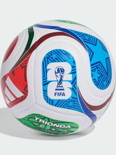 Adidas 男女通用运动性能 FIFA 世界杯 26™ TRIONDA 训练球，TRIONDA 三重波浪 26 届 FIFA 世界杯训练球 JD8032