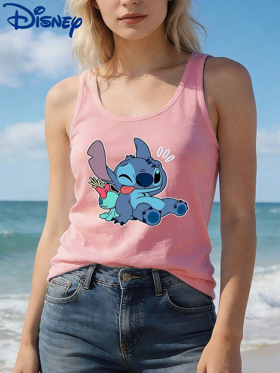 Disney T-shirts pour femmes - Rose bonbon - Voir 1