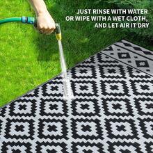 Outdoor Rug, Garden Rugs Outdoor Waterproof, Picnic Mat For Family Party, Gray Large Outdoor Rug, Camping Tent Carpet, Outdoor Mats For Front Door, Large Patio Rug, Outdoor Play Mat, Modern Large Area Rugs For RV, Backyard, Balcony, Outside Rug. - Moroccan Gray - View 6