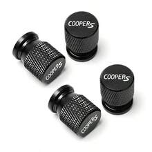 4pcs Metal Mesh Valve Protection Components, Valve Caps, Offered Compatible With MINI S JCW F55 F56 F60 R55 R56 R60 Works JCW - A - View 6