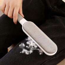 1pc Reusable Dust Brush, Double-Sided Pet Hair Remover, Manual Static Brush, Suitable For Cat Hair, Clothes, Sofa, Furniture, Etc. - Multicolor - View 2