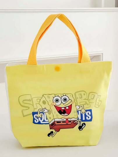 SpongeBob SquarePants SquarePants, , Squidward Tentacles, Sandy Cheeks, Eugene H. Krabs, And Gary Character-Themed New Canvas Bags, Cartoon Canvas Tote Bags As Holiday Gifts. Tote Bags For Students And Classes. Reusable And Exquisite Tote Bags. Pure Cotton Cute Tote Bags, Suitable For Carrying Books, Shopping And Groceries. Pictures Are For Display Only; The Actual Product Shall Prevail.