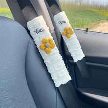 汽车透气气泡安全带肩垫，通用四季汽车安全带颈部保护套 - 泡芙mua小花 - 查看 18