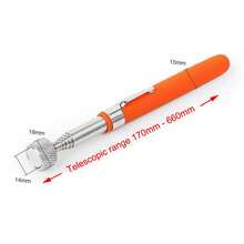 Portable Telescopic Magnetic Pen, Practical Tools, Capacity To Pick Up Nuts, Bolts, Extendable Pickup Rod RLW9 - 10LB Orange - View 12