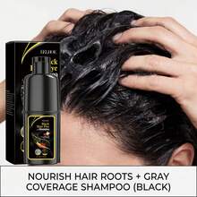 Hair Dye Shampoo 3-In-1 Herbal Formula For Gray Hair Coverage Long Lasting Ammonia-Free  Easy At Home Dye,Hair Care, Mother's Day Gift - Nhiều màu - Xem 6