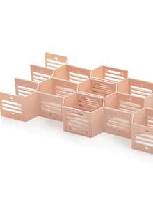 6/12pcs Adjustable Drawer Organizer With Sliding Dividers And Expandable Shelves - Multicolor - View 7