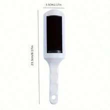 1pc Portable Lint Remover, Anti-Static Brush, Dry Cleaning Sticky Defuzzer Tool, Reusable Double-Sided Fuzz Brush, Carpet Brush, Suitable For Clothes, Sofa, Home - A - View 3