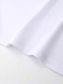 100% Cotton Unisex Tito's Handmade Vodka Graphic T - Shirt - 黑色 - 查看 4