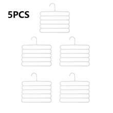 3/5/10pcs Multi-Functional Scarf Rack, 5-Layer Plastic Non-Slip Scarf/Tie Organizer Holder - Multicolor - View 11