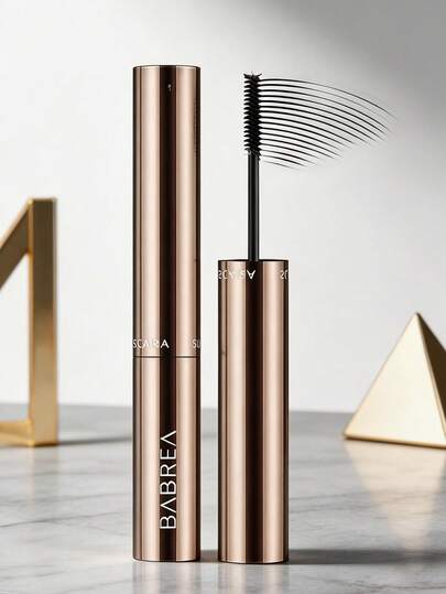 babrea 3.5毫升纤长浓密睫毛膏，轻盈持久，打造迷人眼妆，防水防汗，防晕染，适合韩式妆容