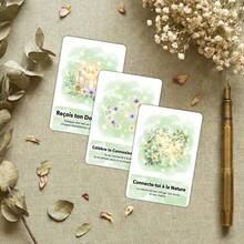 36张法语积极肯定卡片，自我成长思维模式发展工具，包含精神疗愈行动建议和个人情绪调节卡片 - 彩色 - 查看 3