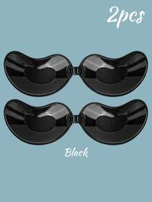 1pc Women's Adhesive Strapless Bra Invisible Silicone Breast Lift Tape, Versatile Lingerie Cleavage Enhancer With Detachable Halter, Suitable For Backless Dresses, Gowns, Swimwear, Cosplay - Multicolor - View 21