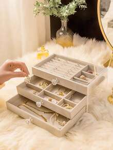 Hộp đựng trang sức kiểu ngăn kéo, hộp đựng phụ kiện, hộp đựng trang sức chống bụi bằng nhung, hộp đựng trang sức chống oxy hóa, quà tặng ngày lễ, hộp đựng trang sức bằng da, quà tặng Ngày của Mẹ, hộp đựng trang sức 3 tầng có ngăn kéo, hộp đựng trang sức du lịch, hộp đựng nhẫn, hộp đựng bông tai, hộp đựng dây chuyền, hộp đựng quà, hộp đựng trang sức, hộp đựng đồ để bàn kiểu ngăn kéo, hộp đựng đồng hồ, vàng, son môi dùng tại nhà, hộp sắp xếp tự làm, hộp đựng phụ kiện và trang sức. - Nhiều màu - Xem 12