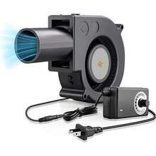 Ventilador Soplador Mini 12V con Control de Velocidad para Refrigeración de Receiver, DVR, X-B, Módem - Negro - Ver 7