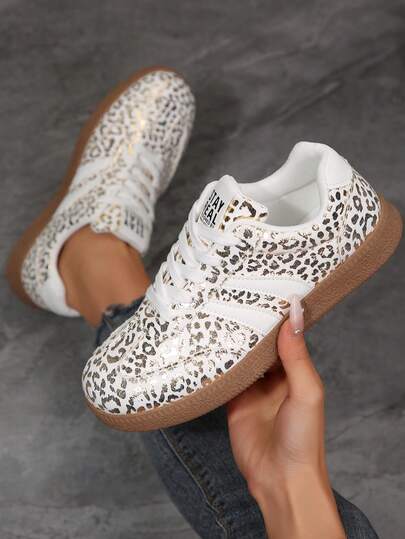 Women's Autumn Lace-Up Sports Shoes, Fashionable, Versatile, Soft And Comfortable White Shoes Suitable For Outdoor Running And Walking