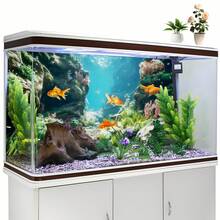 Pictură de fundal pentru acvariu cu canion subacvatic, autocolant de fundal pentru acvariu, autocolant de fundal pentru terariu pentru reptile, autoadeziv față și lateral, decor de amenajare a teritoriului pentru acvariu, decorare pentru acvariu - A - Vizualizare 7