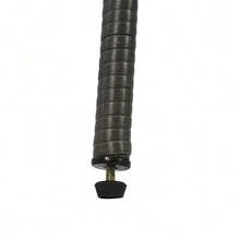 Rattan Balcony Set (3 Pieces), Grey Cushions, 160 Kg Load Capacity - Grey - View 11