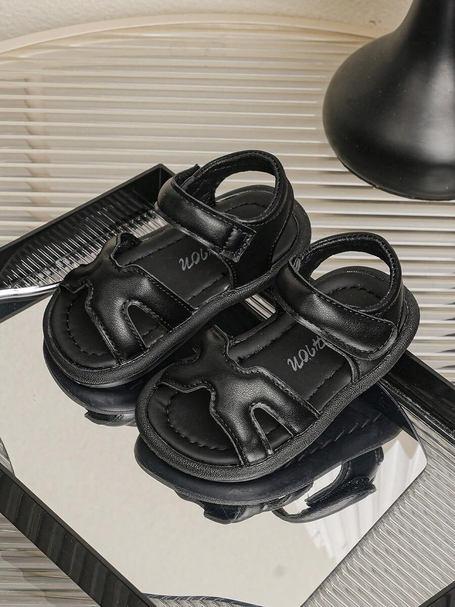 2026新款夏季幼儿女童凉鞋，软底防滑婴儿公主鞋，适合幼儿园 - 黑色 - 查看 1