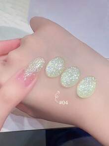 莉亚小姐 1-6 15ml 春夏美甲梦幻婚纱钻石系列凝胶指甲油 美白百搭流行闪粉钻石指甲油 UV LED固化 可浸泡 半永久 适合美容院美甲沙龙套装 DIY 家居 节日派对 女士礼物 美甲用品 - 彩色 - 查看 6
