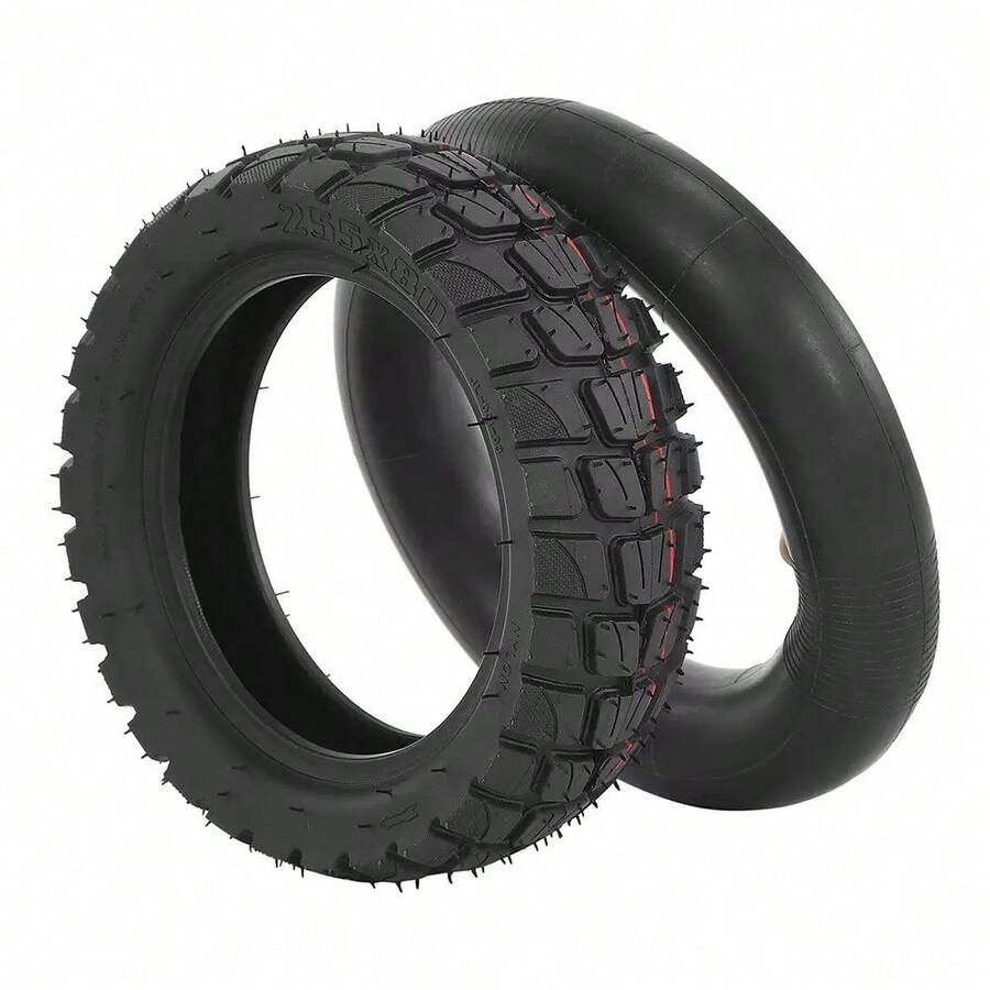 10 Inch 10x2.75-6.5 Electric Scooter With Inflatable Tires, Thickened Off-Road Puncture-Proof Vacuum Tires, Anti-Slip Electric Scooter - 10*2.75 Tire+Tube - View 1