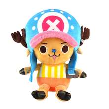 ONE PIECE 热门三款正版海贼王乔巴毛绒公仔玩具，海贼王毛绒可爱挂件，卡哇伊动漫人物毛绒玩具，儿童礼物收藏品，尺寸14-30厘米/5.51-11.8英寸 - 彩色 - 查看 12