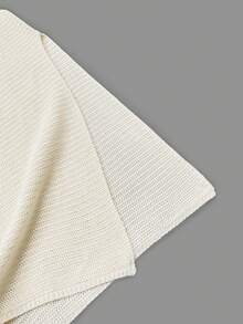 欧美风女士性感镂空针织吊带裙，修身包臀沙滩度假长裙 - 乳白色 - 查看 9