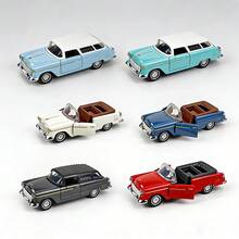 1 buc Mașină Statică Decapotabilă/Mașină Vintage cu Acoperiș Model Mașină din Aliaj, Decor Cafenea Metalică, Accesoriu Interior Mașină, Cadou, Decor Acasă, Colecție, Cadou de Ziua de Naștere - Multicolor - Vizualizare 3