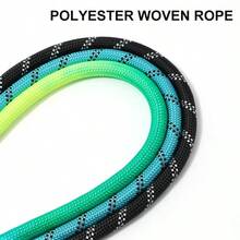 Reflective Hands-Free Dog Leash, Adjustable Bungee With Shock Absorption, Durable Nylon Webbing, Blue With Reflective Stripes, Ideal For Walking, Hiking & Running, Fits Small To Large Dogs, Convenient Outdoor Accessory - A - View 4