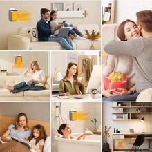 This Portable Electric Heater Features A Plug, Remote Control, Timer, LED Display, Fast Heating, And Adjustable Thermostat. Ideal For Use In RVs, Homes, Offices, And Indoors, It Makes An Excellent Christmas Gift For Parents And Friends. - US A Type Plug(110-127V) - View 10