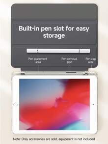 1 pieza Funda protectora plana con patrón de lunares blancos sobre fondo rojo minimalista, compatible con iPad 10.2 pulgadas 2021/2020 10th/9th/8th Gen, (A16) 11 pulgadas 11th Generation 2025, compatible con Samsung Galaxy Tab A8 10.5 pulgadas 2022, funda protectora para tableta con ranura para lápiz, admite modo de suspensión/activación automático - Multicolor - Ver 7